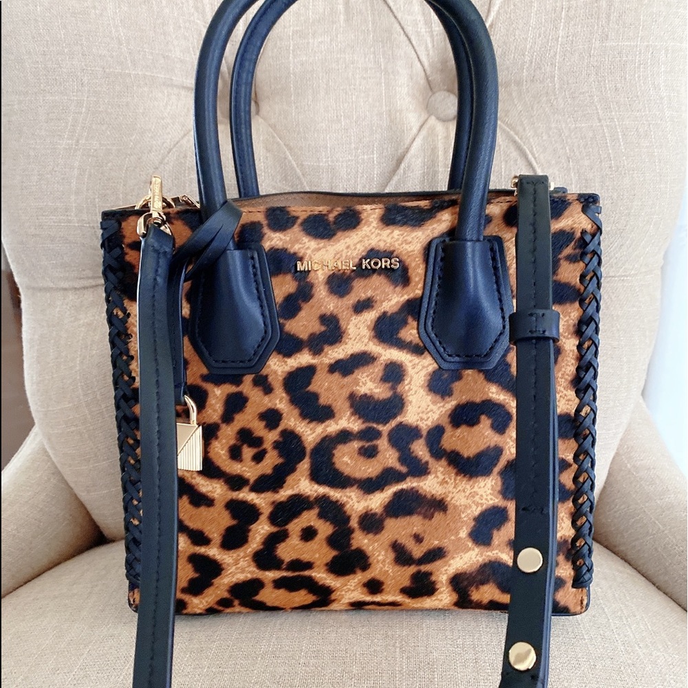 Michael Kors Authentic Leopard Print 100% Calfhair